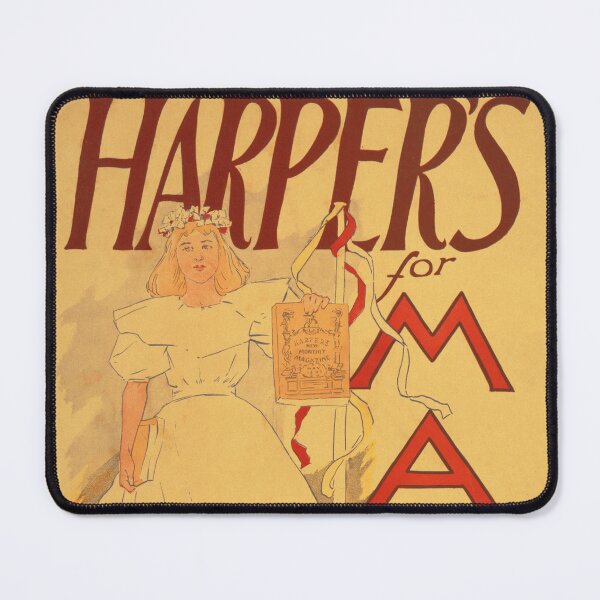 Item preview, HARPER'S FOR MAY 1893 New Monthly Magazine by Artist Edward Penfield designed and sold by retroposters.