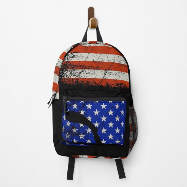 Item preview, Spearfishing American USA flag, spear fishing designed and sold by Madine Design.