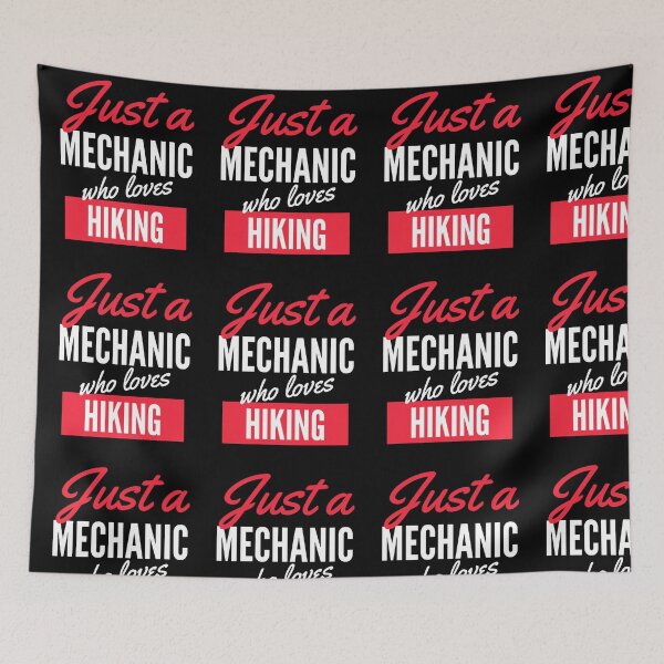 Item preview, Just A Mechanic Who Loves Hiking - Gift For Men, Women, Hiking Lover designed and sold by ExploreTheStore.