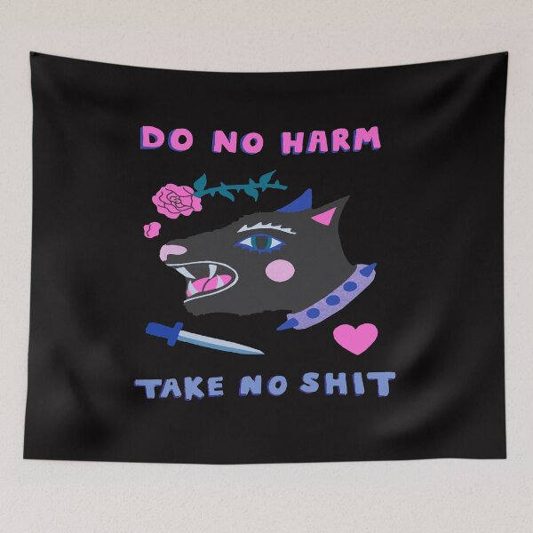 Item preview, Do No Harm But Take No Shit designed and sold by Viktor Kabbach.