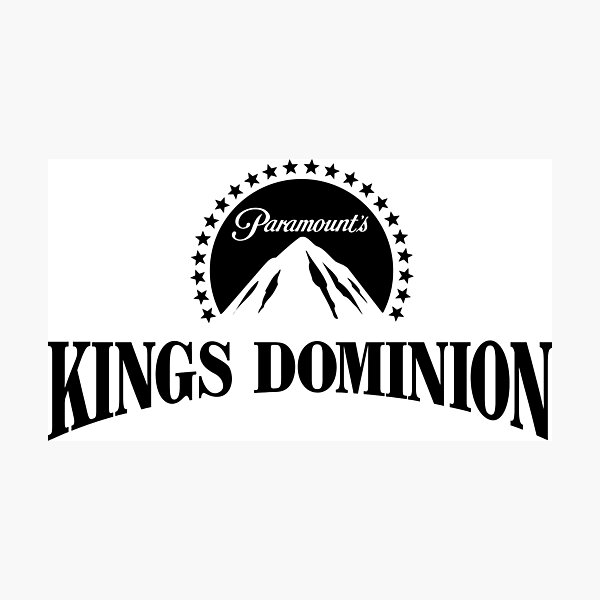 "Paramount's Kings Dominion Logo" Photographic Print for Sale by