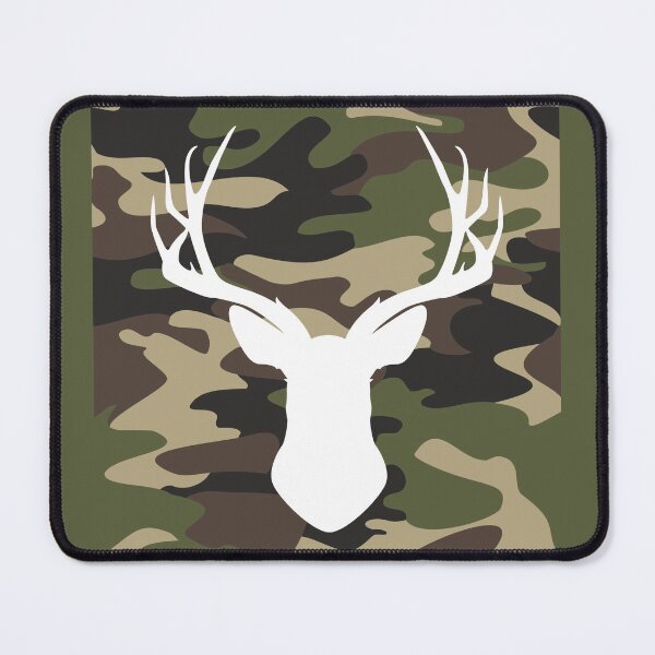 Item preview, Deer Head Green & Brown Camo designed and sold by Stephanndesigns.