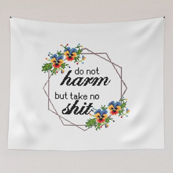 Item preview, Do No Harm But Take No Shit - Advice From A Hippo designed and sold by Viktor Kabbach.
