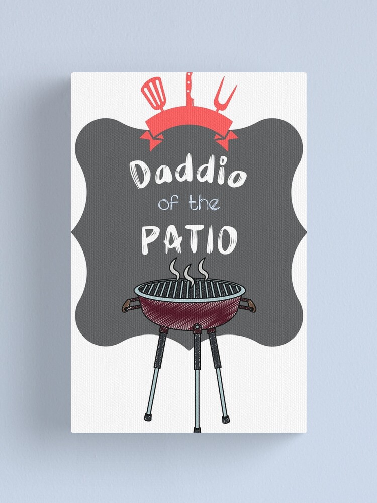 Dad Apron Daddio Of The Patio BBQ Grilling Apron For Men Smoker