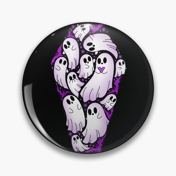 Item preview, Cute ghost coffin silhouette dark designed and sold by Texdoodles.
