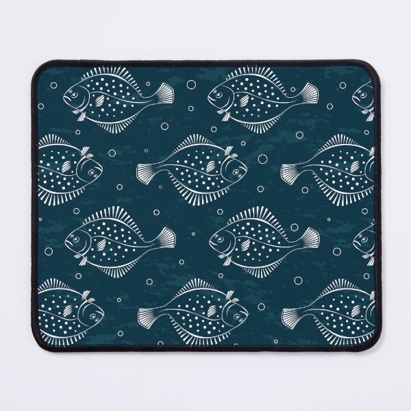 Item preview, Flounders pattern blue  designed and sold by Avisnanna.
