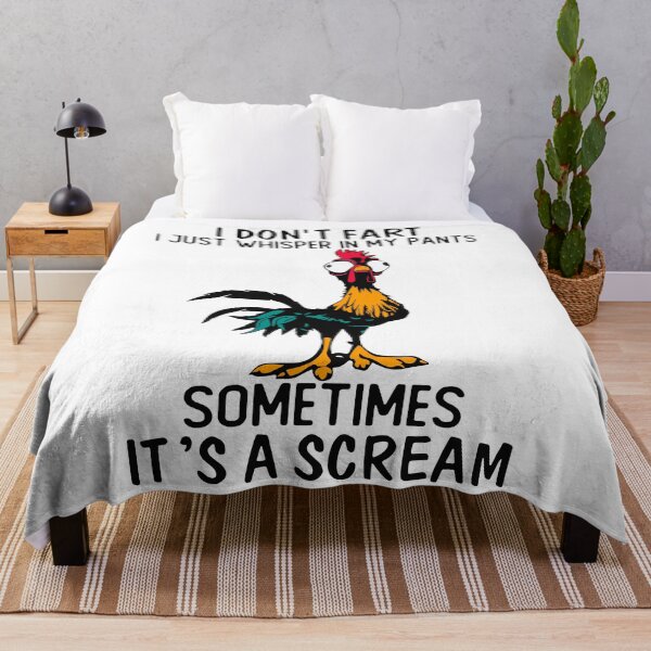 Item preview, I Don't Fart I Just Whisper in My Pants Sometimes it's a Scream, Funny Rooster designed and sold by printify.