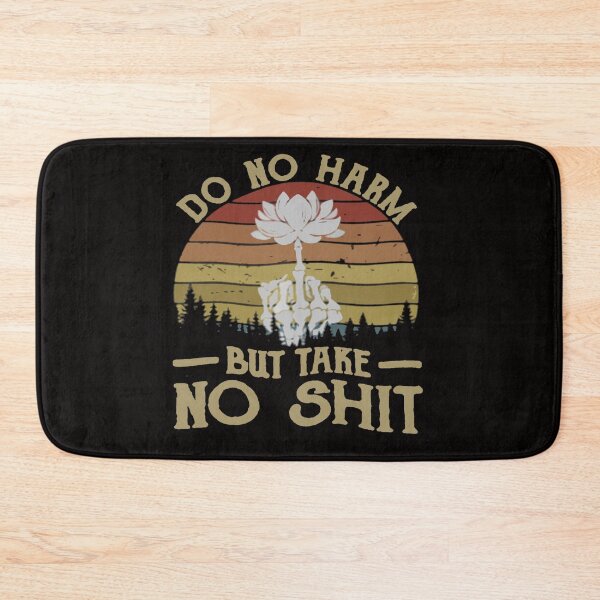 Item preview, Do No Harm But Take No Shit - Advice From A Hippo - Vintage Fuck Flower OS designed and sold by Viktor Kabbach.