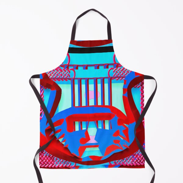 Item preview, TRADITIONAL MEDIEVAL TRIBAL MASK PAINTING WITH PATTERN AND HARP. designed and sold by Ralek.