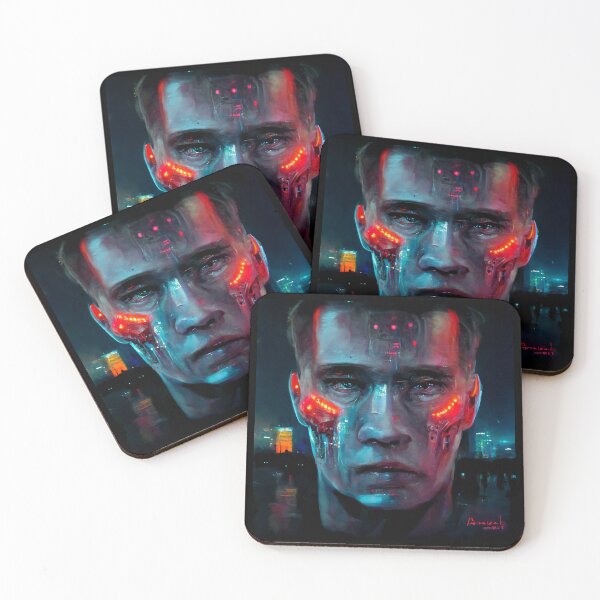 Item preview, Abstract Futuristic Cyborg in a Cyberpunk city  designed and sold by Hubert Dungen.