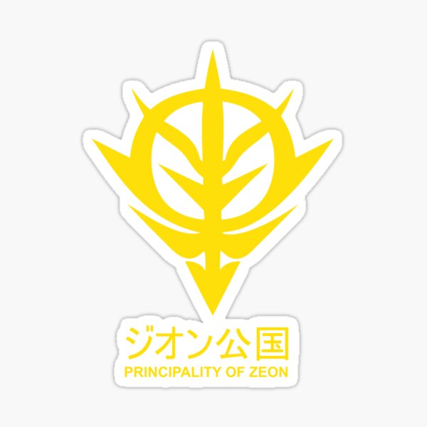 Principality of Zeon - Gundam Logo Sticker