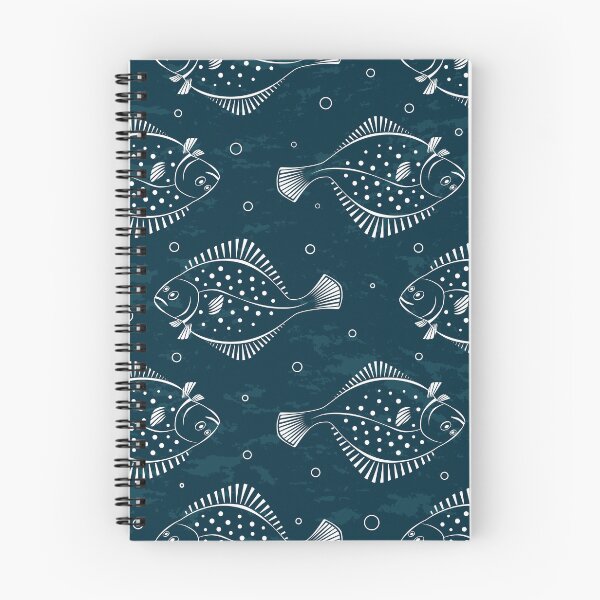 Item preview, Flounders pattern blue  designed and sold by Avisnanna.