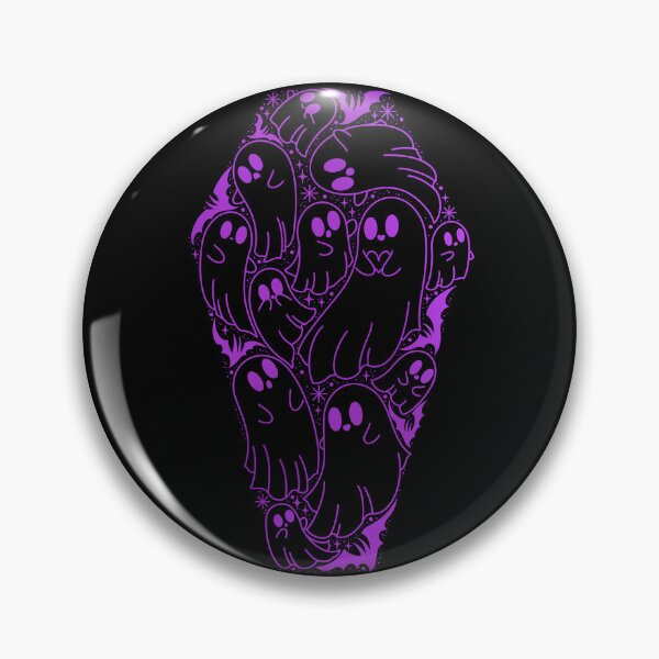 Item preview, Purple Cute ghost coffin silhouette dark designed and sold by Texdoodles.