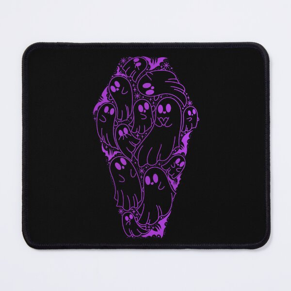 Item preview, Purple Cute ghost coffin silhouette dark designed and sold by Texdoodles.