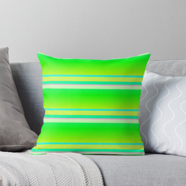 Item preview, Neon green horizontal striped | Neon green horizontal stripes designed and sold by lausn.