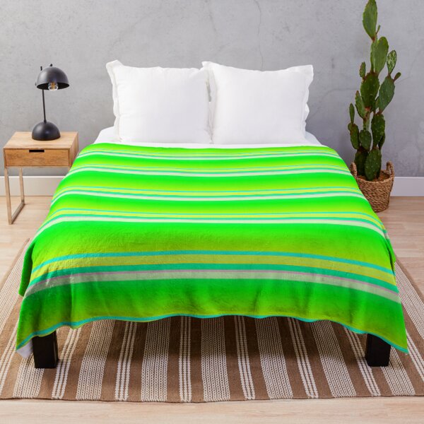 Item preview, Neon green horizontal striped | Neon green horizontal stripes designed and sold by lausn.
