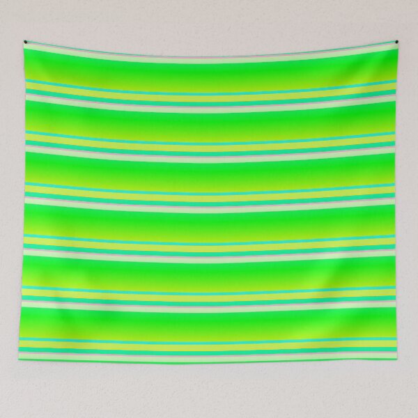 Item preview, Neon green horizontal striped | Neon green horizontal stripes designed and sold by lausn.