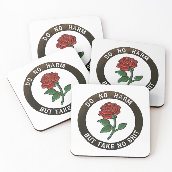 Item preview, Do No Harm But Take No Shit - Advice From A Hippo - Vintage Fuck Flower OS designed and sold by Viktor Kabbach.