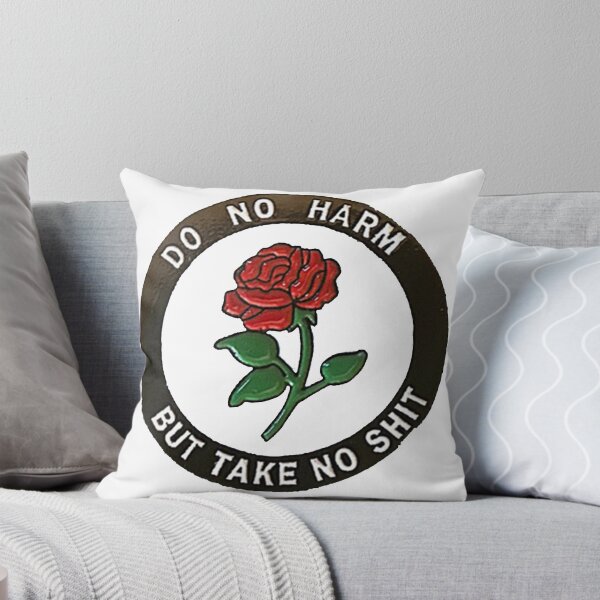 Item preview, Do No Harm But Take No Shit - Advice From A Hippo - Vintage Fuck Flower OS designed and sold by Viktor Kabbach.
