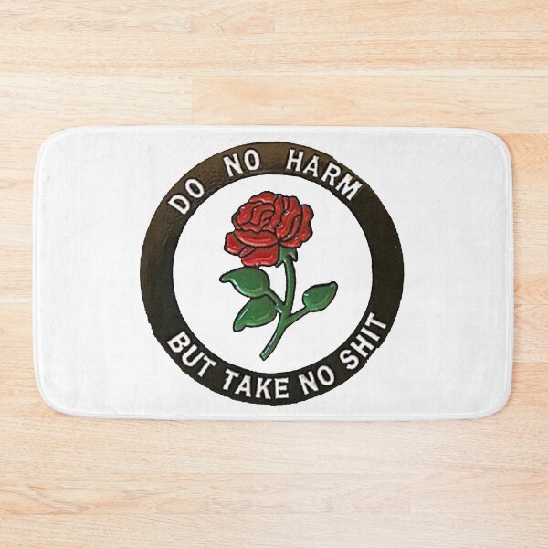 Item preview, Do No Harm But Take No Shit - Advice From A Hippo - Vintage Fuck Flower OS designed and sold by Viktor Kabbach.