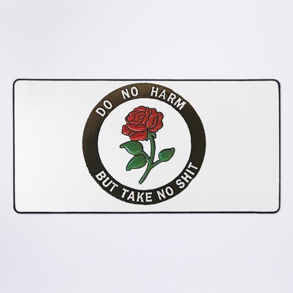 Item preview, Do No Harm But Take No Shit - Advice From A Hippo - Vintage Fuck Flower OS designed and sold by Viktor Kabbach.