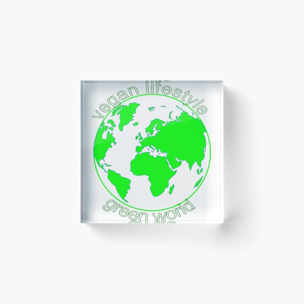 Item preview, Vegan lifestyle green world designed and sold by VeganGuitarizm.