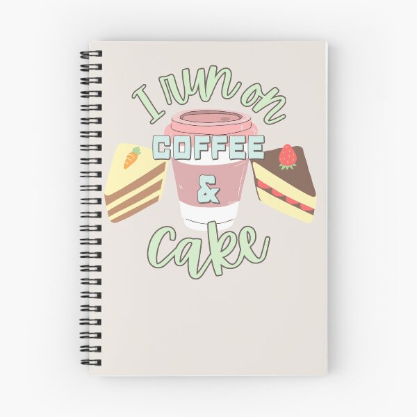 Item preview, I Run On Coffee And Cake Fun Slogan designed and sold by TrulyEpoque.
