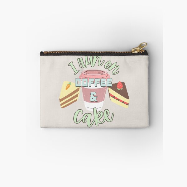 Item preview, I Run On Coffee And Cake Fun Slogan designed and sold by TrulyEpoque.