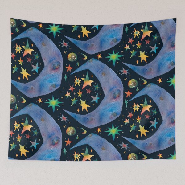 Item preview, Stars & Moon designed and sold by Virginia Skinner.