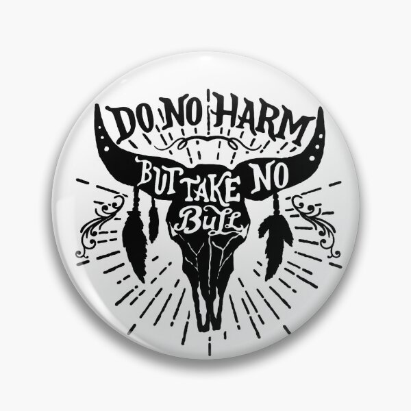 Item preview, Do No Harm But Take No Bull - Advice From A Hippo - Vintage Bull designed and sold by Viktor Kabbach.