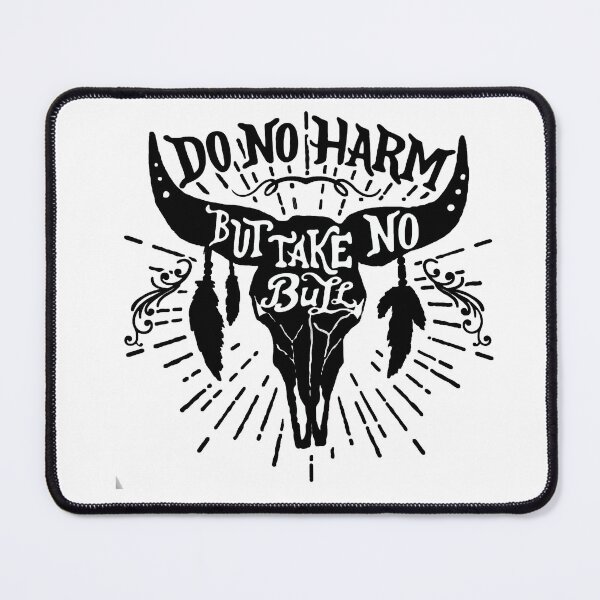 Item preview, Do No Harm But Take No Bull - Advice From A Hippo - Vintage Bull designed and sold by Viktor Kabbach.