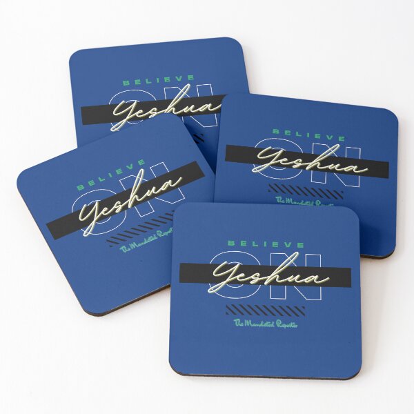 Item preview, Believe On Yeshua - Dark Blue and Green designed and sold by TheReporter1.
