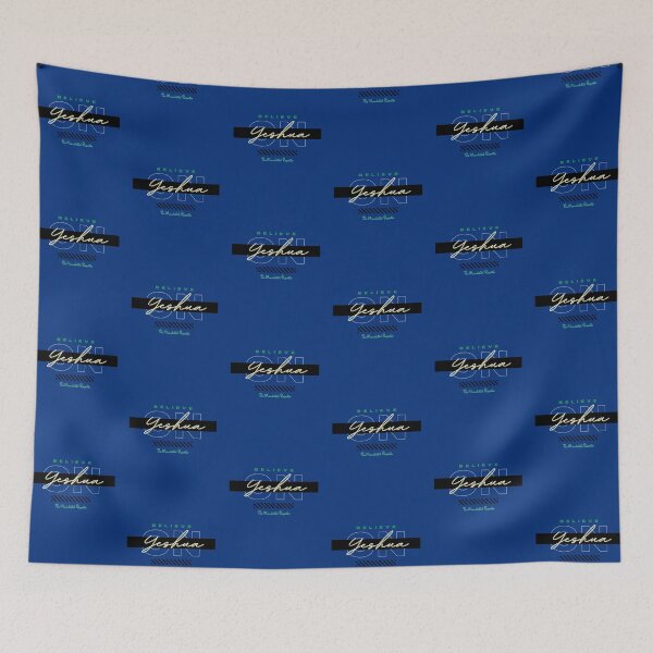 Item preview, Believe On Yeshua - Dark Blue and Green designed and sold by TheReporter1.