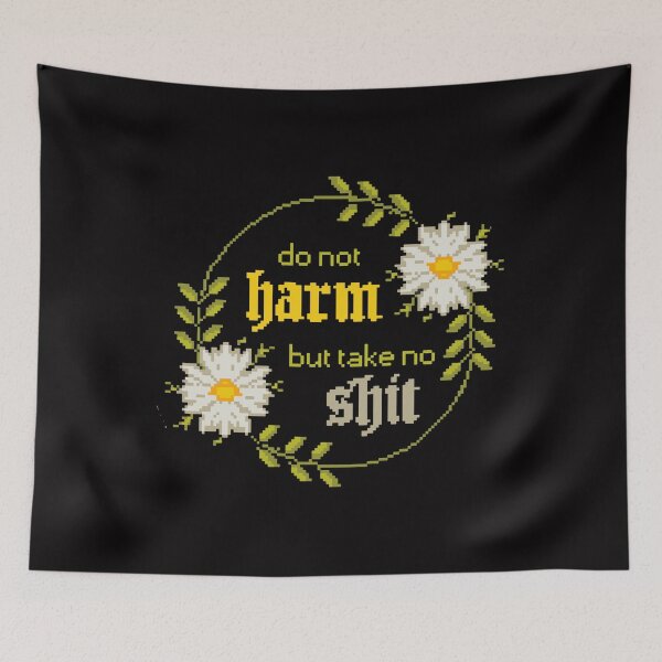 Item preview, Do No Harm But Take No Shit designed and sold by Viktor Kabbach.