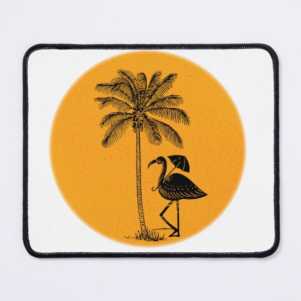 Item preview, Stork and his umbrella in the desert. designed and sold by Fadwalana99.