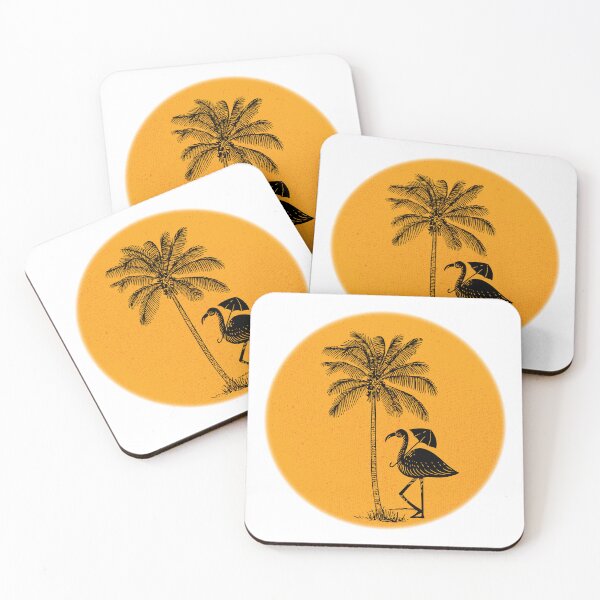 Item preview, Stork and his umbrella in the desert. designed and sold by Fadwalana99.