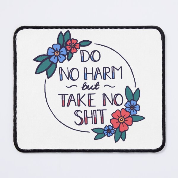Item preview, Do No Harm But Take No Shit - Advice From A Hippo designed and sold by Viktor Kabbach.