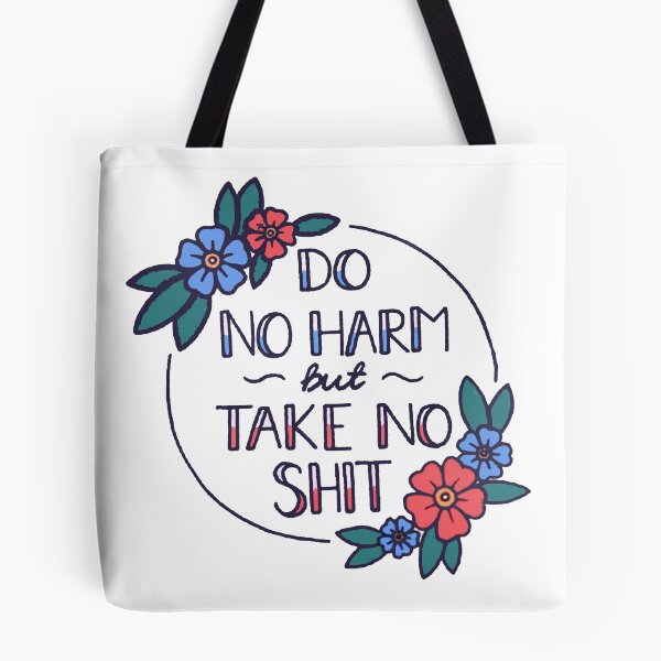 Item preview, Do No Harm But Take No Shit - Advice From A Hippo designed and sold by Viktor Kabbach.