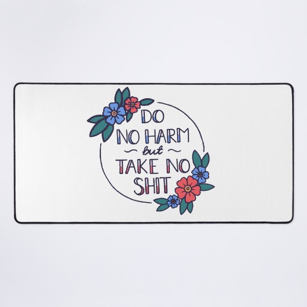 Item preview, Do No Harm But Take No Shit - Advice From A Hippo designed and sold by Viktor Kabbach.