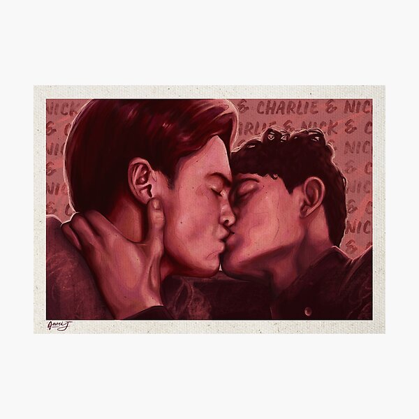 Item preview, Heartstopper Nick and Charlie Kiss designed and sold by Darci Johnson.