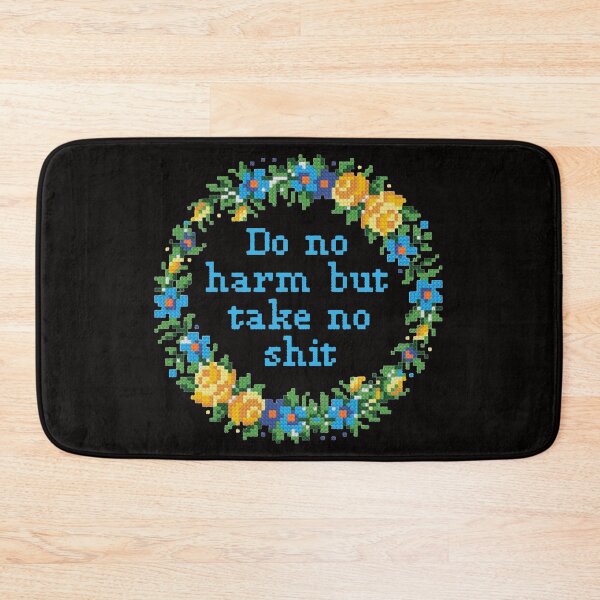 Item preview, Do No Harm But Take No Shit - Advice From A Hippo designed and sold by Viktor Kabbach.