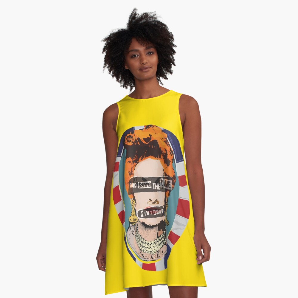 God Save The Dame A-Line Dress
