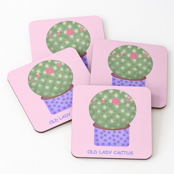 Item preview, Old lady cactus designed and sold by Floralfusion.