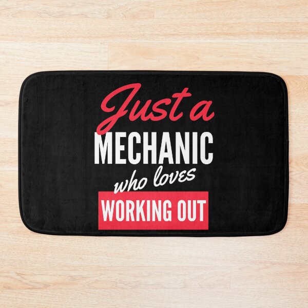 Item preview, Just A Mechanic Who Loves Working Out - Gift For Men, Women, Working Out Lover designed and sold by ExploreTheStore.