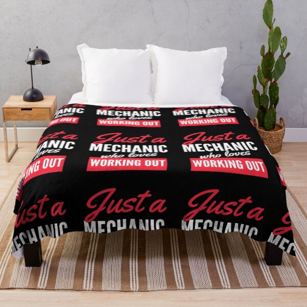 Item preview, Just A Mechanic Who Loves Working Out - Gift For Men, Women, Working Out Lover designed and sold by ExploreTheStore.