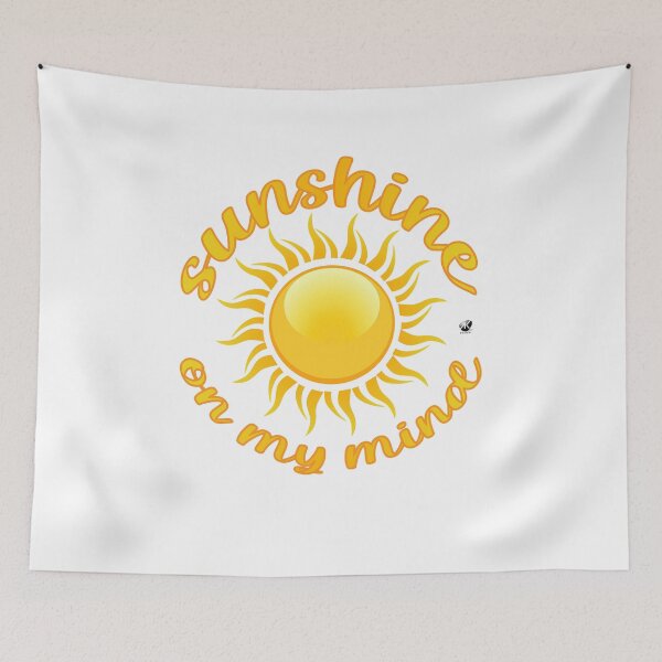 Item preview, Golden sun illustration with inscription designed and sold by Alexandra Kueny.