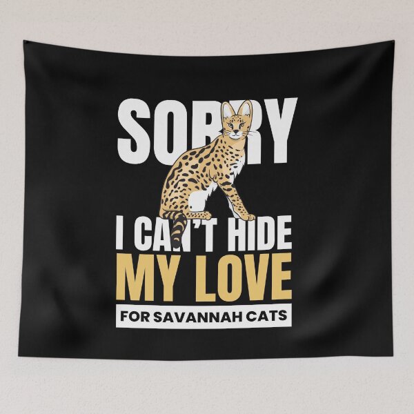 Item preview, Cant Hide My Love Savannah Cat Kitten designed and sold by MooonTees.