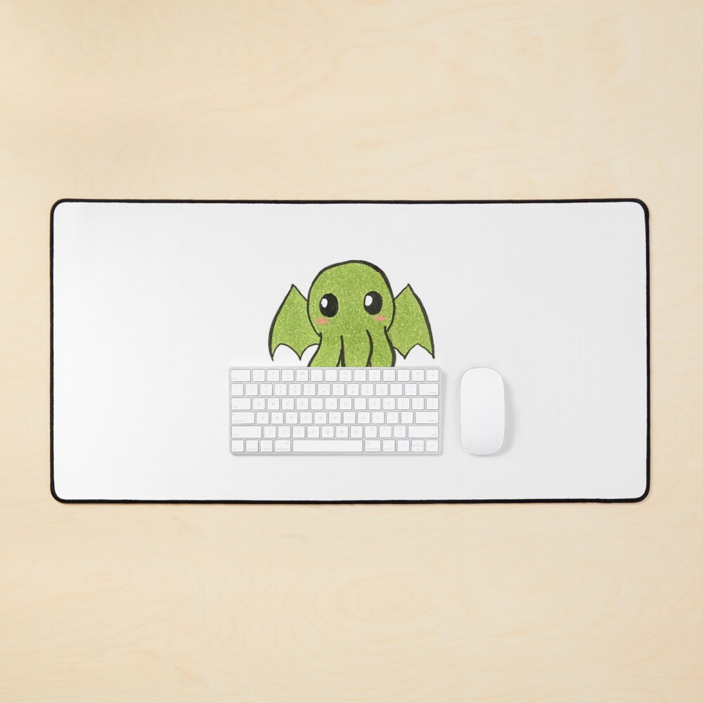 Lovecraft CTHULHU chibi cute Geek Gift for him Mouse Pad