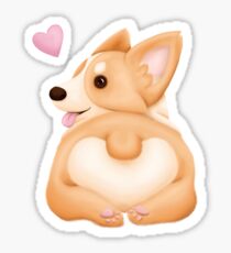 Corgi Butt Sticker