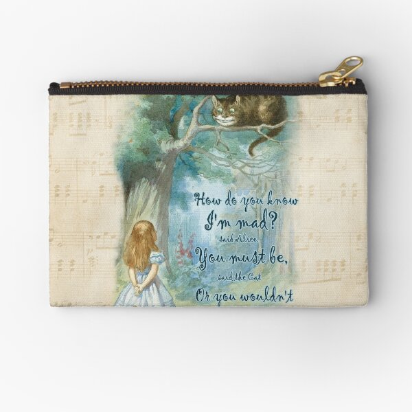 Magical Wonderland - How Do You Know I'm Mad Quote Metal Print for Sale by  maryedenoa